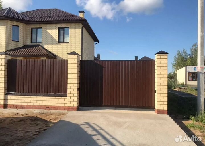 Ворота откатные от производителя. Под ключ