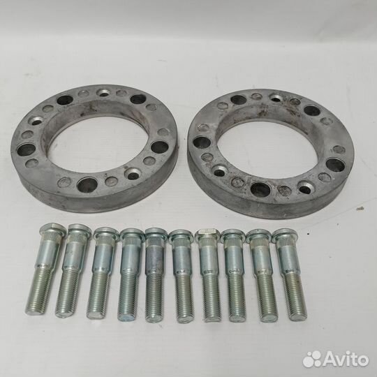 Расширители колеи на УАЗ (25 мм) алюминий (со шпил