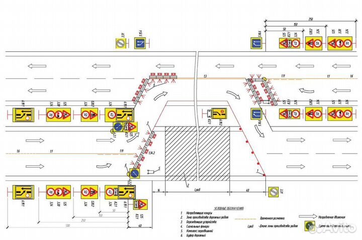 Разработка схем организации дорожного движения