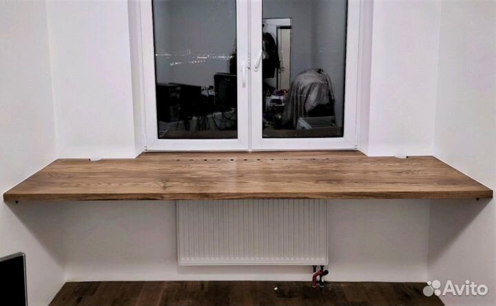 Подоконник столешница из массива дерева