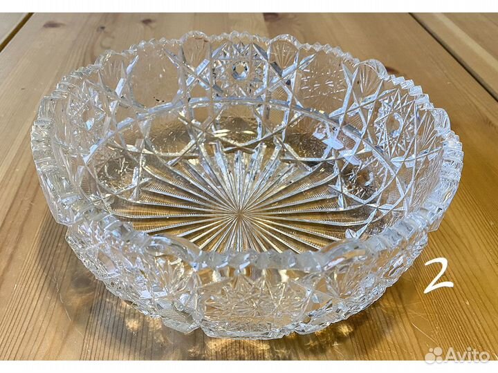 Салатники хрустальные СССР