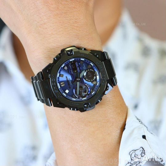 Часы Casio G-Shock Steel GST-B400BD-1A2 bluetoot