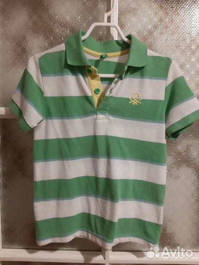 Поло Benetton, р.110 см, на 4-5 лет