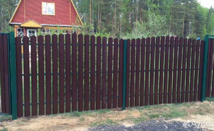 Забор металлический за 1 день быстро