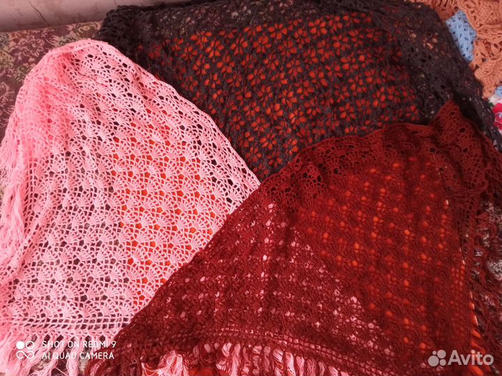Шаль вязаная