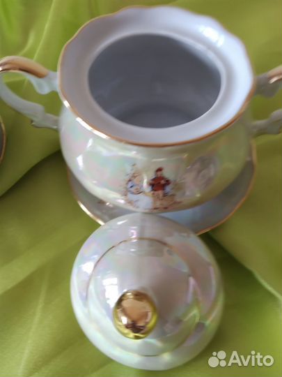 Кофейный сервиз СССР перламутровый