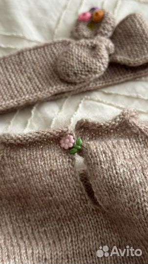 Вязаное платье для девочки