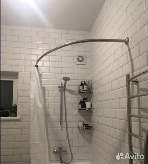 Карниз для ванной Угловой Асимметричный