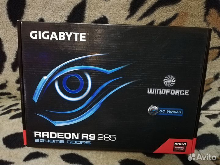 Видеокарта gigabite windforce radeon r9 285
