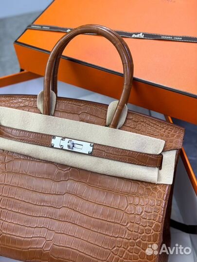 Сумка Hermes Birkin 30 cm из кожи крокодила