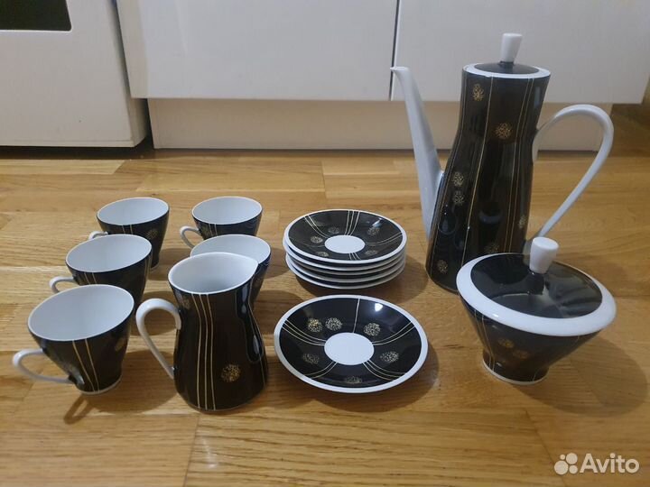 Кофейный сервиз Freiberger Porzella ГДР СССР