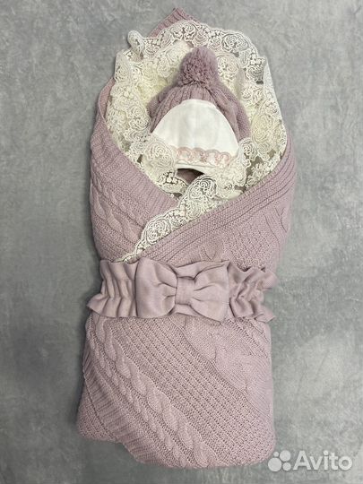 Комплект на выписку для девочки осень