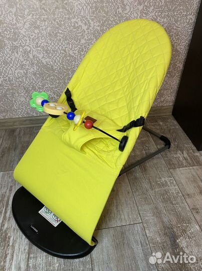 Новый шезлонг качалка luxmom