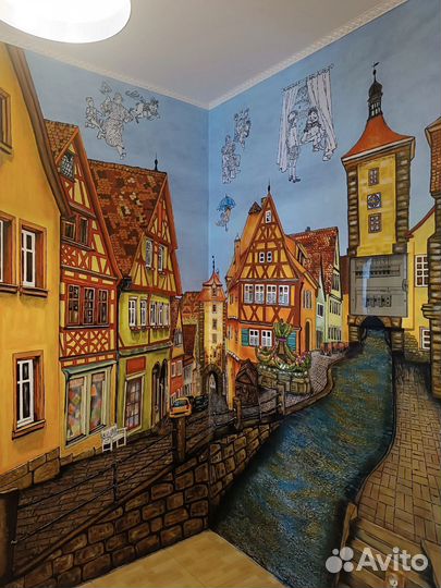 Художественная роспись стен в Хабаровске