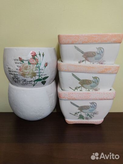 Горшки и кашпо для цветов