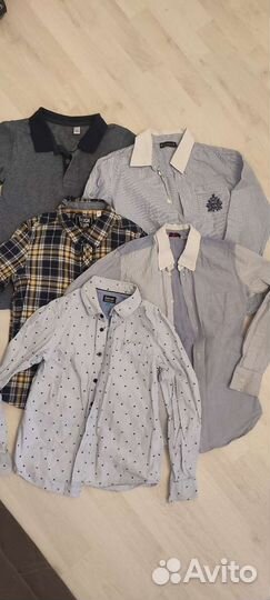 Рубашки школьные 128