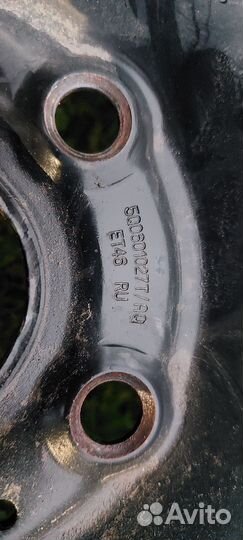 Штампованные диски r16 на Octavia A7