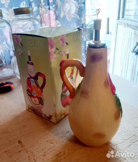 Бутылка для масла и уксуса с дозатором Agness