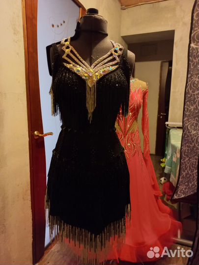 Платье Для бальных танцев латина ю2