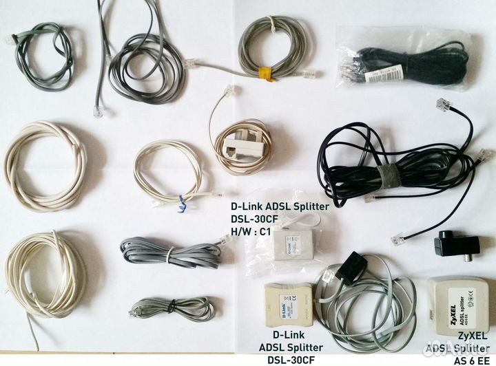 Патчкорды, сетевые кабели с 5 сплиттерами