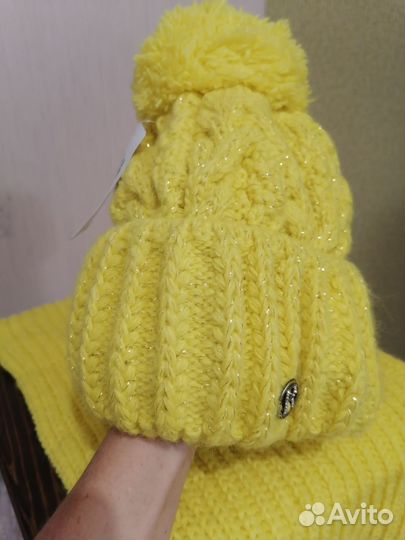 Комплект шапка и снуд женский или для подростка