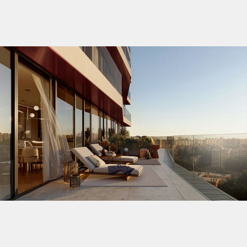 1-к. квартира, 54,4 м², 4/22 эт.