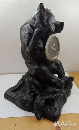 Часы настольные Медведь на пне Урал Касли (024085)