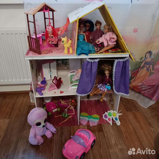 Домик для кукол барби