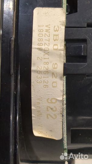 Щиток приборов Volkswagen Passat 5, 2000