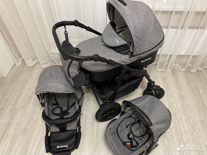 Коляска verdi plus 3 в 1 бронь