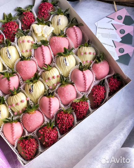Сладкая клубника в итальянском шоколаде в Казани