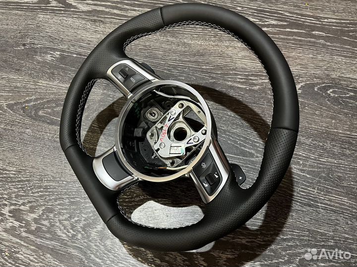 Спорт руль audi S-line RS скос лепестки