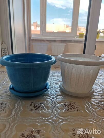 Горшок цветочный (6шт.)