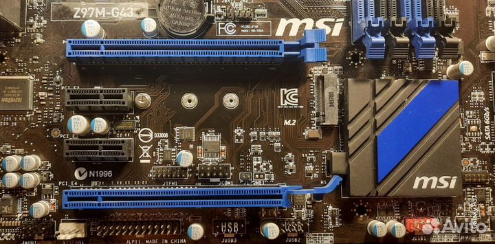 Материнская плата lga 1150 MSI Z97M-G43