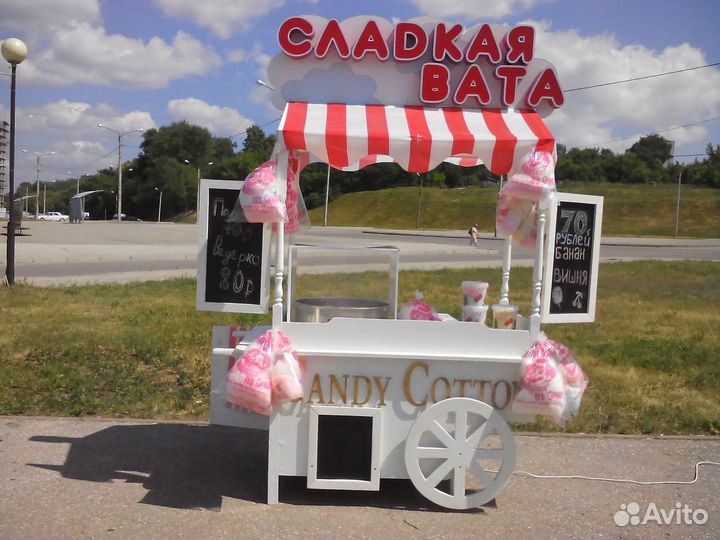 Продавец сладкой ваты
