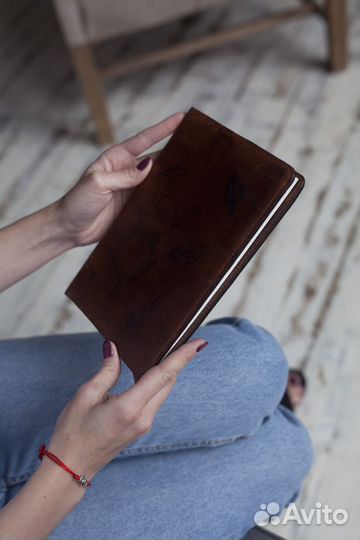 Кожаный ежедневник