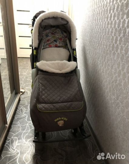 Детская коляска-санка