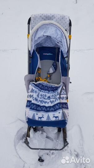 Коляска санки