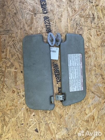 Козырек солнцезащитный (пара) Chevrolet Lanos T100