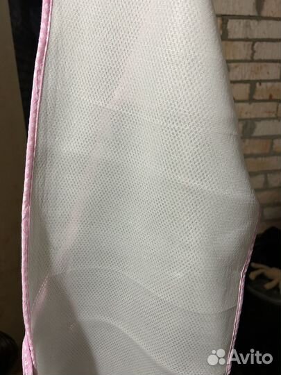 Сетчатые бортики в кроватку для девочки 2 шт