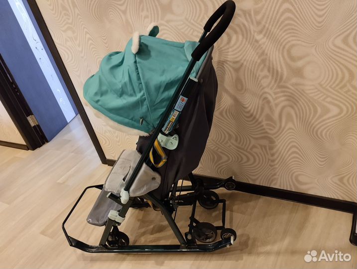 Детские санки с колесами