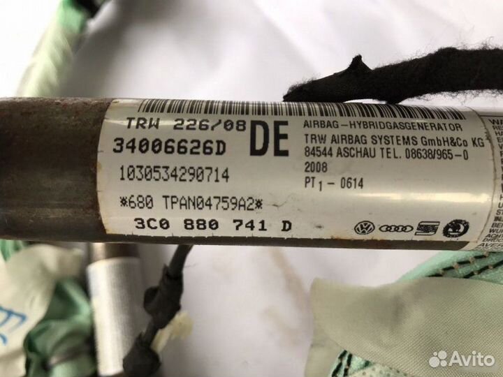 Подушка безопасности боковая Volkswagen Passat B6