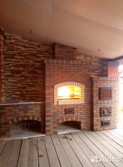 Камины барбекю