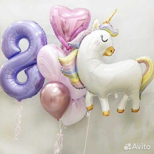 Гелиевые и воздушные шары, фигуры, композиции