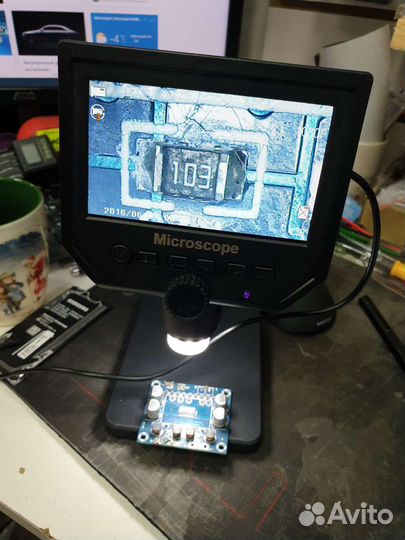 Цифровой микроскоп 600x с дисплеем