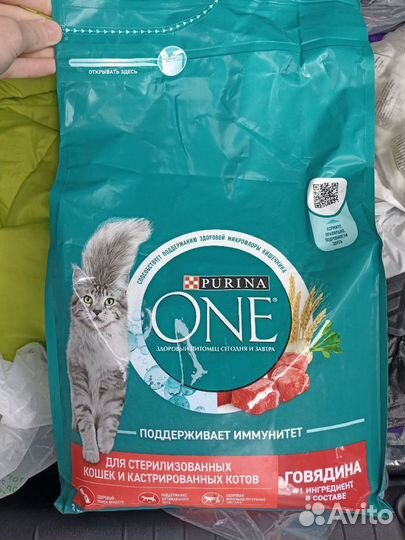 Корм для стерилизованных кошек purine one 3кг