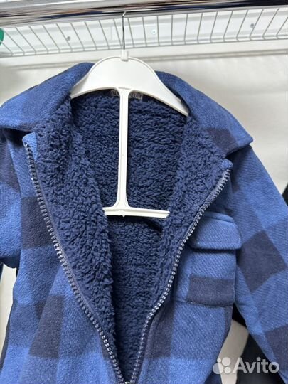 Рубашка утепленная детская