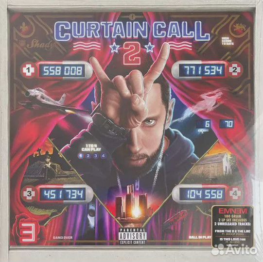 Винил Eminem. Curtain Call 2 (Greatest Hits) 2LP