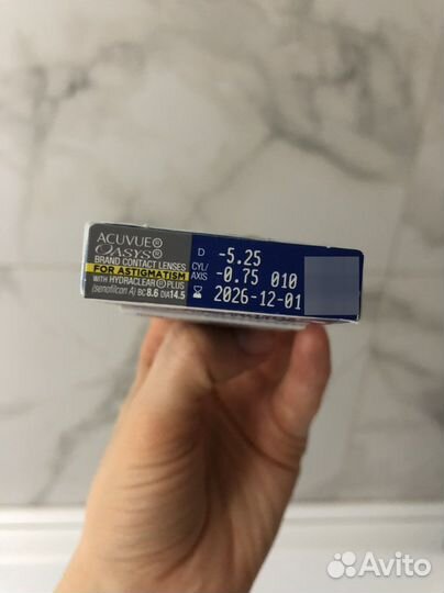 Линзы acuvue oasys двухнедельные астигматические