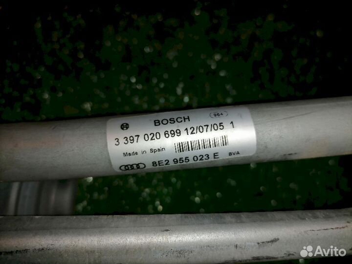 Трапеция дворников Audi A4 B7 8ED